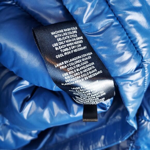 Tommy Hilfiger Lightweight “Warm Like Down” Puffer Jacket XXL – Blue Nylon - Picture 13 of 14
